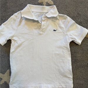Vineyard Vines Size 5 White Polo Shirt for Kids